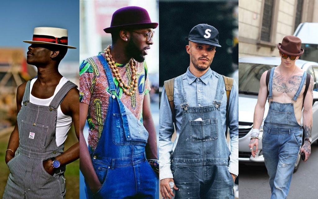 mens fashion overalls