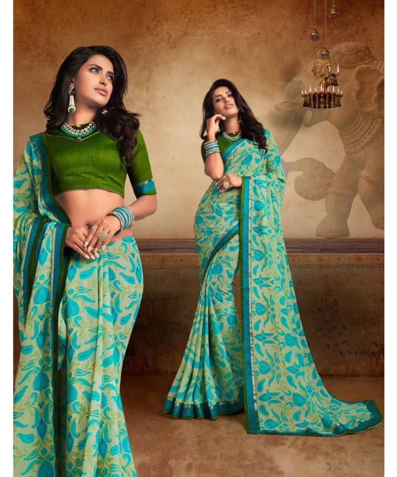 Latest georgette sarees