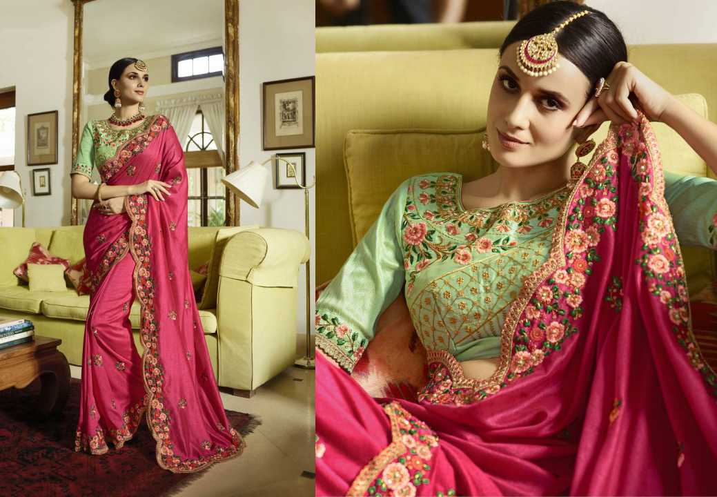 Rock Up Your Ultimate Celebration Look With Party Wear Sarees!