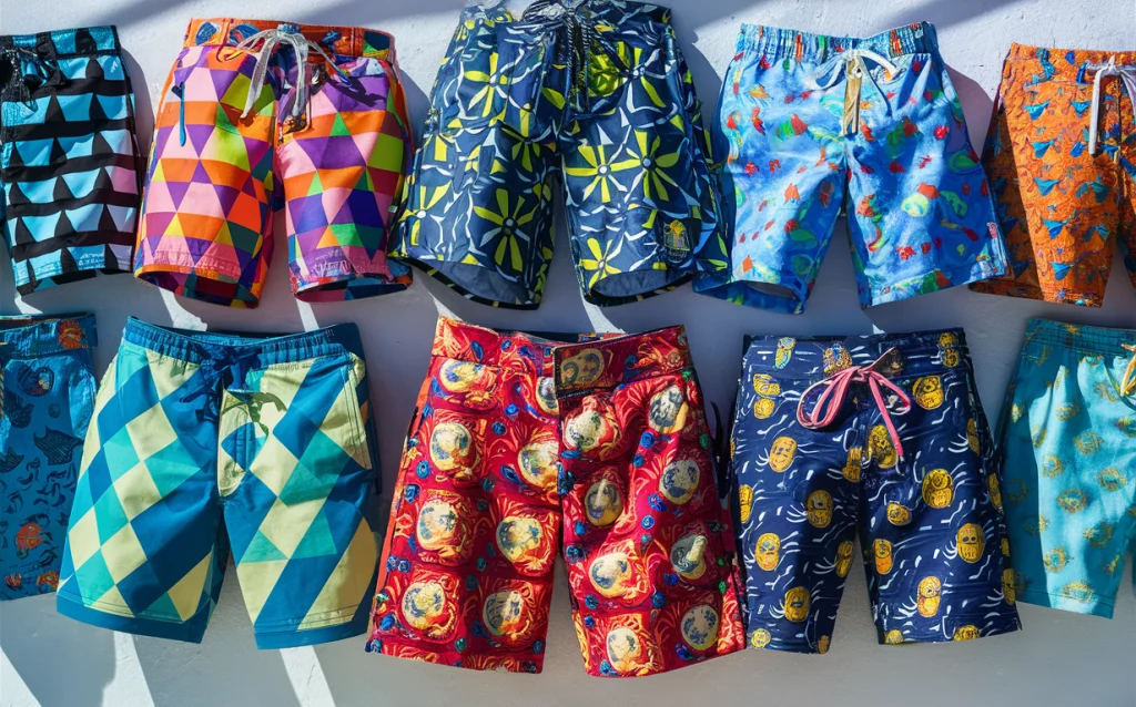 Colorful Board shorts Colorful Board shorts